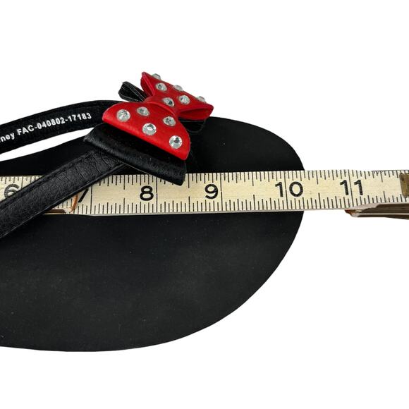 Disney Minnie Mouse Platform Wedge Thong Flip Flops Sandals 9 - Picture 12 of 12